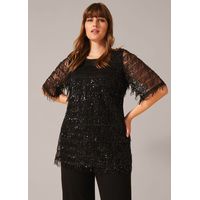 Studio 8 Plus Size Sequin Tops