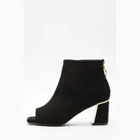 QUIZ Women's Open Toe Ankle Boots