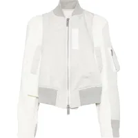 FARFETCH Sacai Women's Green Bomber Jackets