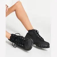 Palladium Women's Black Lace Up Boots