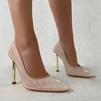 SIMMI Women's Nude Court Shoes
