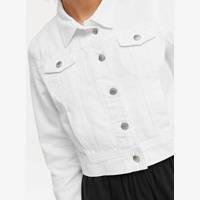 New Look Women's White Cropped Jackets