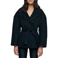 Bloomingdale's Women's Black Wool Coats