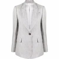 Brunello Cucinelli Women's Grey Blazers