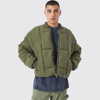 boohoo Men's Quilted Bomber Jackets