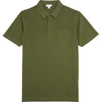 Harvey Nichols Sunspel Men's Mesh Polo Shirts