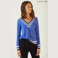 Women's V Neck Jumpers from Jigsaw