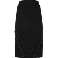 Marine Serre Women's Black Midi Skirts