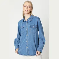 Dorothy Perkins Women's Oversized Denim Shirts