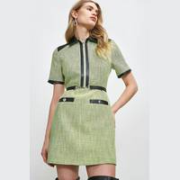 Karen Millen Women's Lime Green Dresses