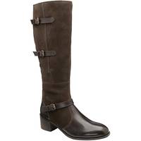Simply Be Women's Suede Knee High Boots