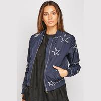 Everything5Pounds Women's Embroidered Bomber Jackets