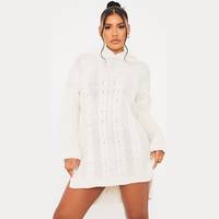 I Saw It First Women's Cable Knit Jumper Dresses