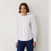 Finery London Women's White Cotton Shirts