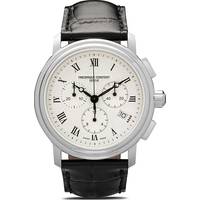 Frederique Constant Mens Chronograph Watches With Leather Strap