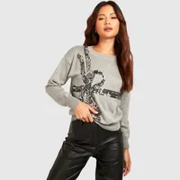 boohoo Women's Sequin Jumpers