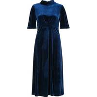 House Of Fraser Women's Blue Velvet Dresses