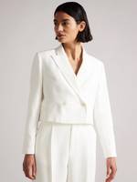 John Lewis Women's White Cropped Jackets