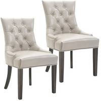 Blue Elephant Upholstered Dining Chairs