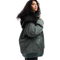 ASOS Women's Padded Jackets with Fur Hood
