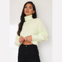 Missguided Women's Cropped Roll Neck Jumpers