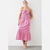 Dorothy Perkins Women's Pink Gingham Dresses