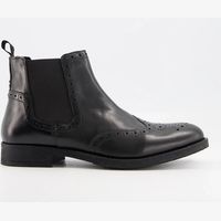 Silver Street Men's Black Leather Chelsea Boots