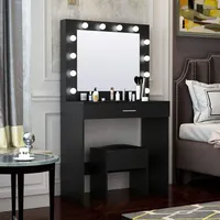 Home Source Mirrored Dressing Tables