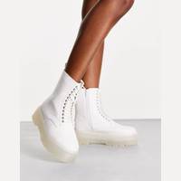 ASOS Women's White Ankle Boots