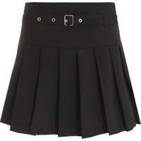 QUIZ Women's Black Pleated Mini Skirts