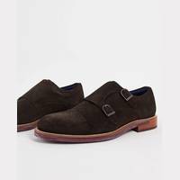 Ted Baker Mens Brown Leather Shoes With Bucklet