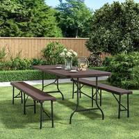 Living and Home Plastic Garden Tables