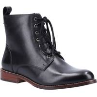 Hush Puppies Women's Black Lace Up Ankle Boots