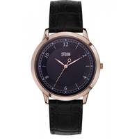 Storm Black And Rose Gold Mens Watches