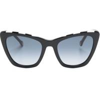 Carolina Herrera Women's Black Cat Eye Sunglasses