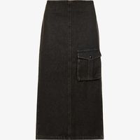 Selfridges Women's Black Denim Skirts