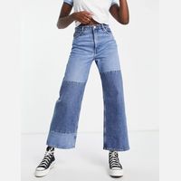 ASOS Monki Women's Wide Leg Cropped Trousers