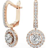 Purely Diamonds Women's Rose Gold Earrings