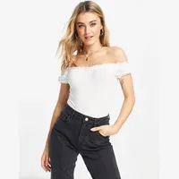 ASOS Miss Selfridge Women's White Bodysuits