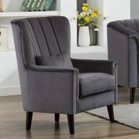 Canora Grey Velvet Armchairs