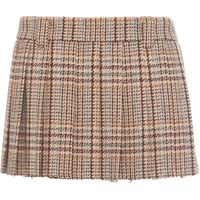 FARFETCH Women's Plaid Pleated Skirts