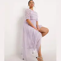 Simply Be Women's Purple Maxi Dresses
