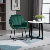 HOMCOM Green Armchairs