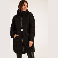 Next Women's Black Longline Coats