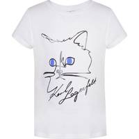Karl Lagerfeld Crew Neck T-shirts for Girl