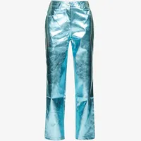 Selfridges Women's Faux Leather Trousers