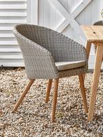Cox and Cox Rattan Dining Chairs