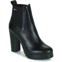 Spartoo Women's Black Heel Boots