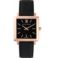 Larsson & Jennings Black And Rose Gold Mens Watches