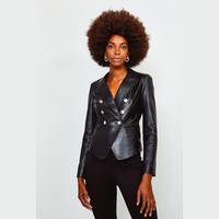 Debenhams Women's Black Leather Blazers